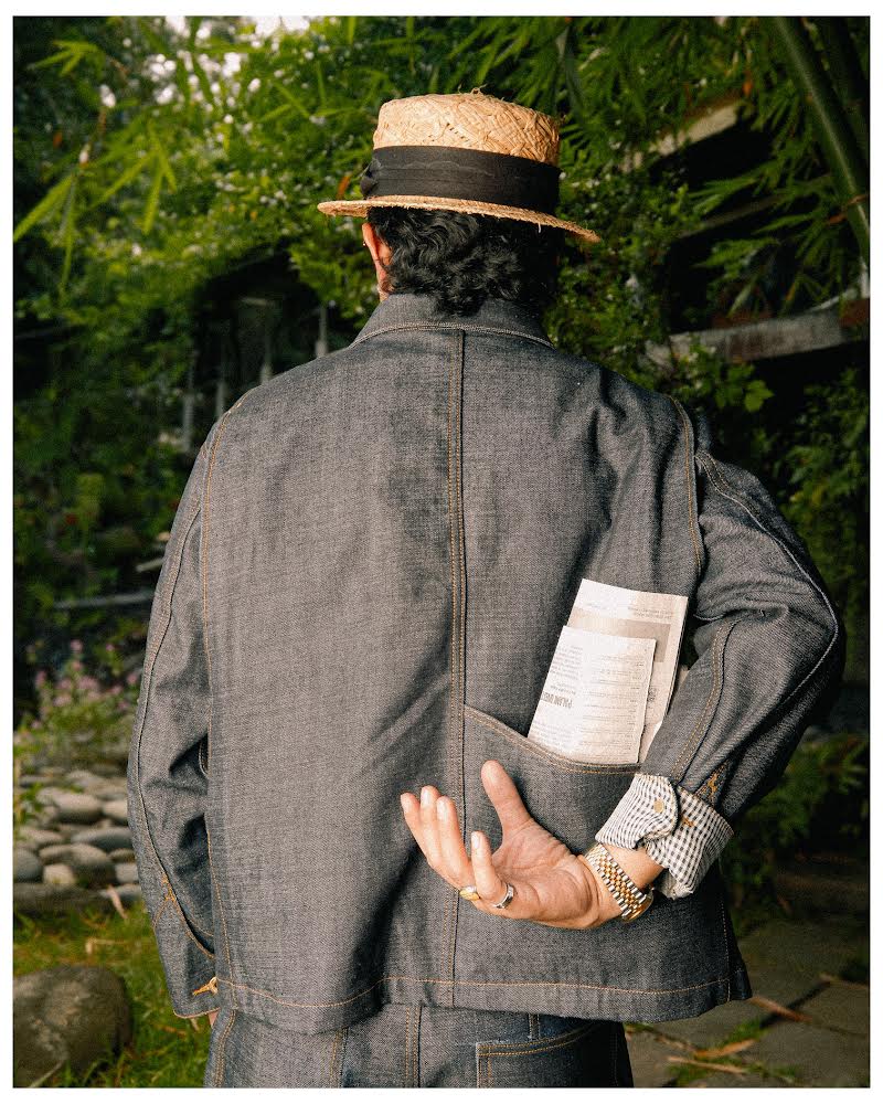 13oz Red Lined Selvedge Denim Chore Jacket