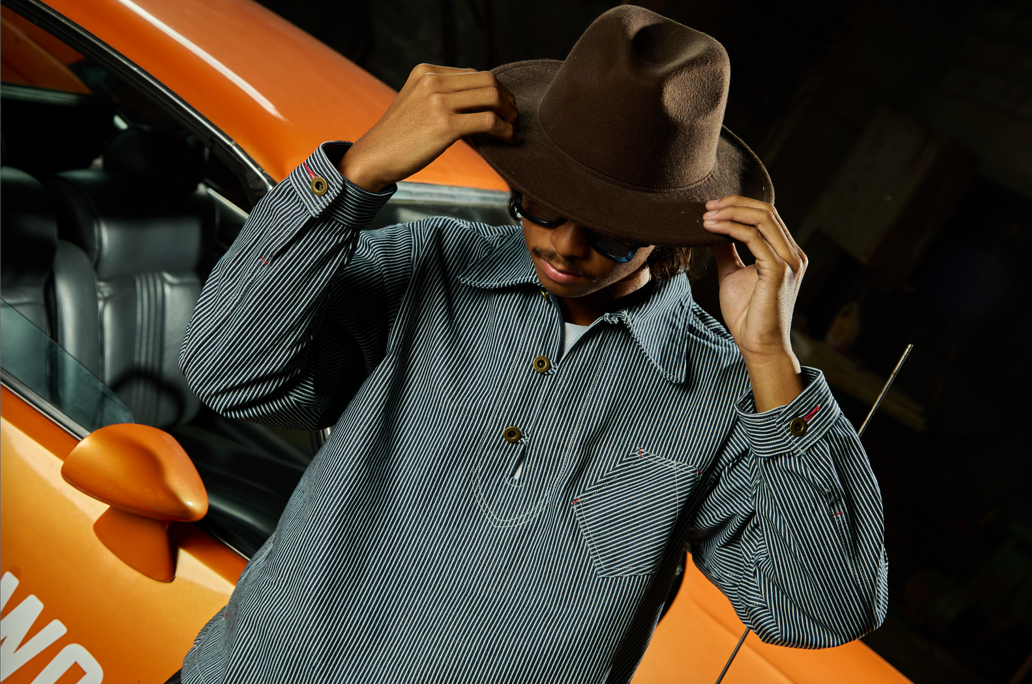 9.5oz Hickory Denim Pullover