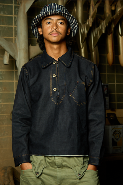 10.5oz Selvedge Denim Pullover