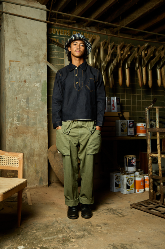 10.5oz Selvedge Denim Pullover